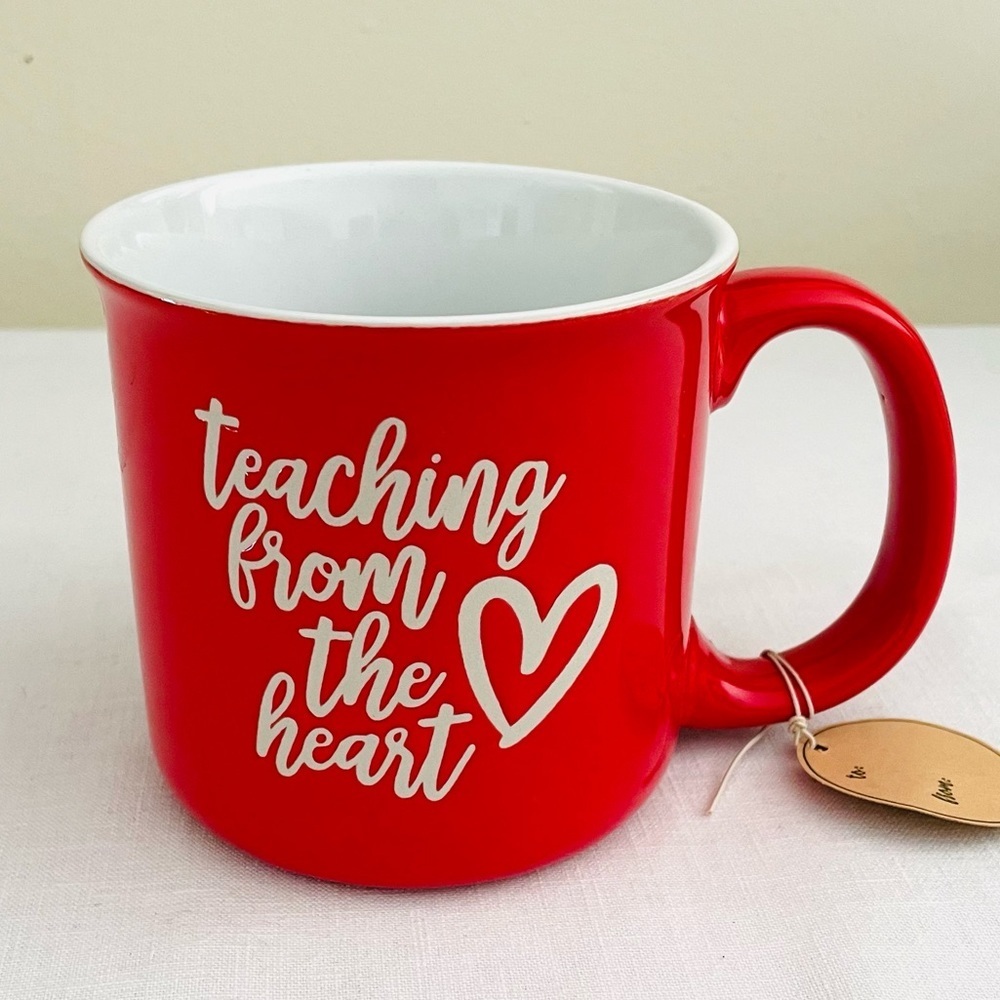 Eccolo Mug Saying Teaching from the Heart new